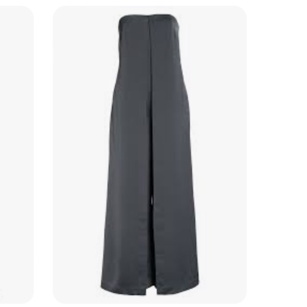 Club Monaco Strapless Satin jumpsuit New - Picture 7 of 16
